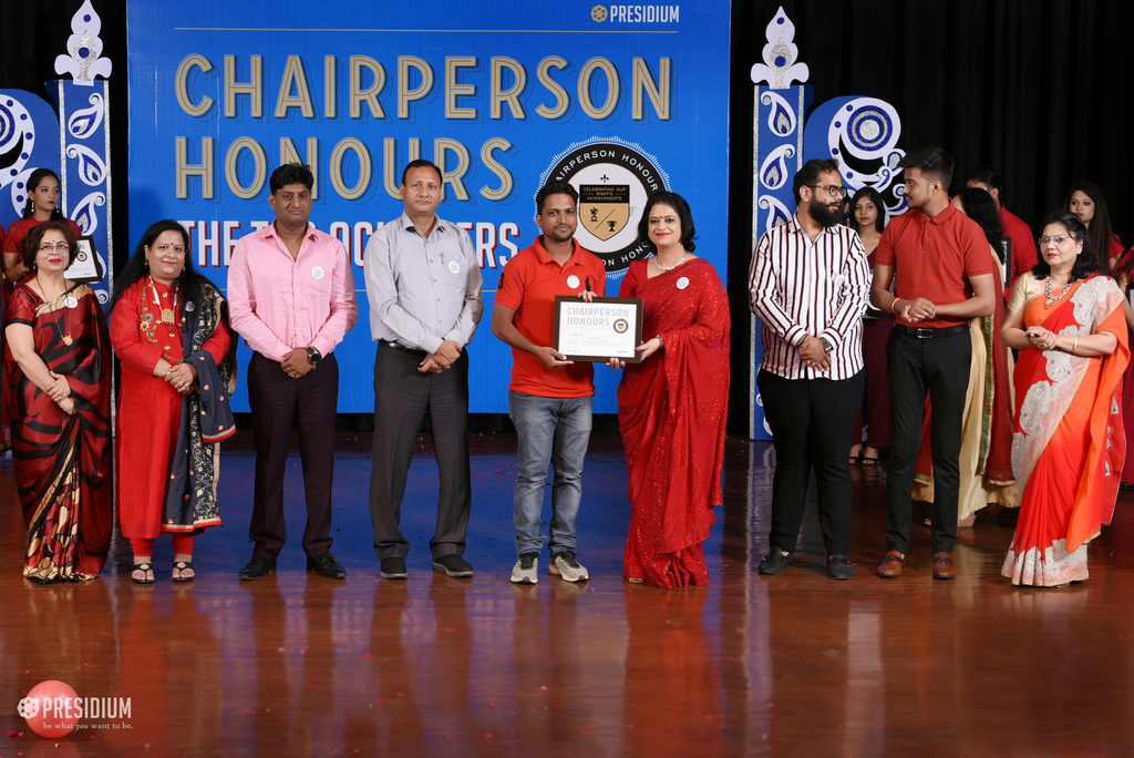 Presidium Rajnagar, CHAIRPERSON HONOURS’19: TEACHERS RECEIVE THE MOST PRESTIGIOUS HONOUR